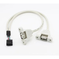 Ph2.0 Cable de cable de placa base Doble USB-A